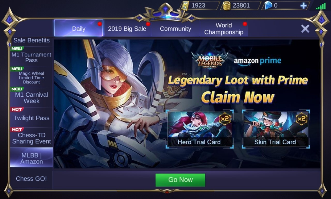 Eh, enggak usah dibayangin, dari sekarang mulai terapin cara ini, . Cara Membuat Akun Amazon Prime Biar Dapat Item Menarik Mobile Legends Gadgetren