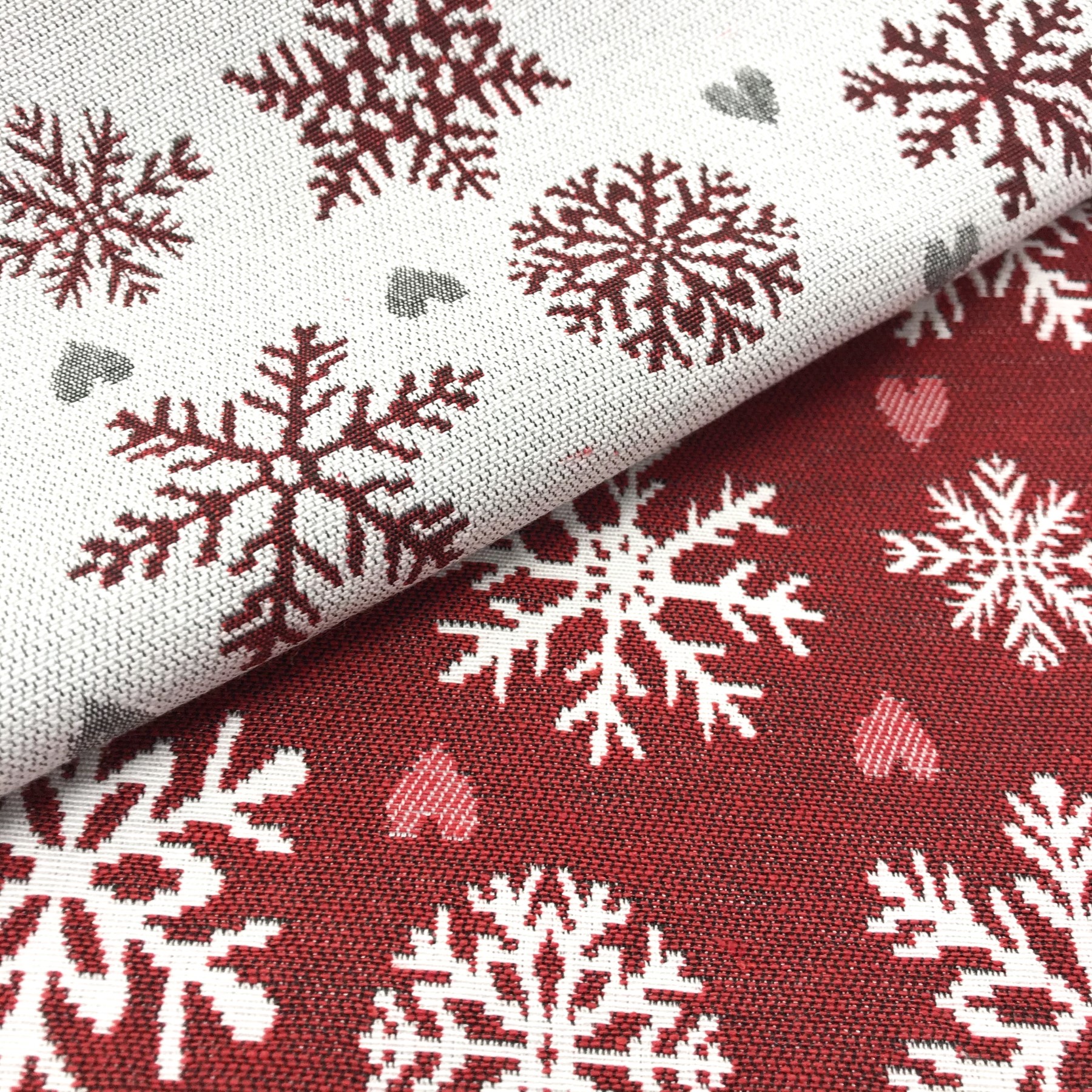 Di cotone lavorata a maglia per soggiorno, camera da letto, libreria, hotel. Tenda Su Misura Con Fiocchi Di Neve Natalizia Tirolese Country Montagna Coprente Gaidra