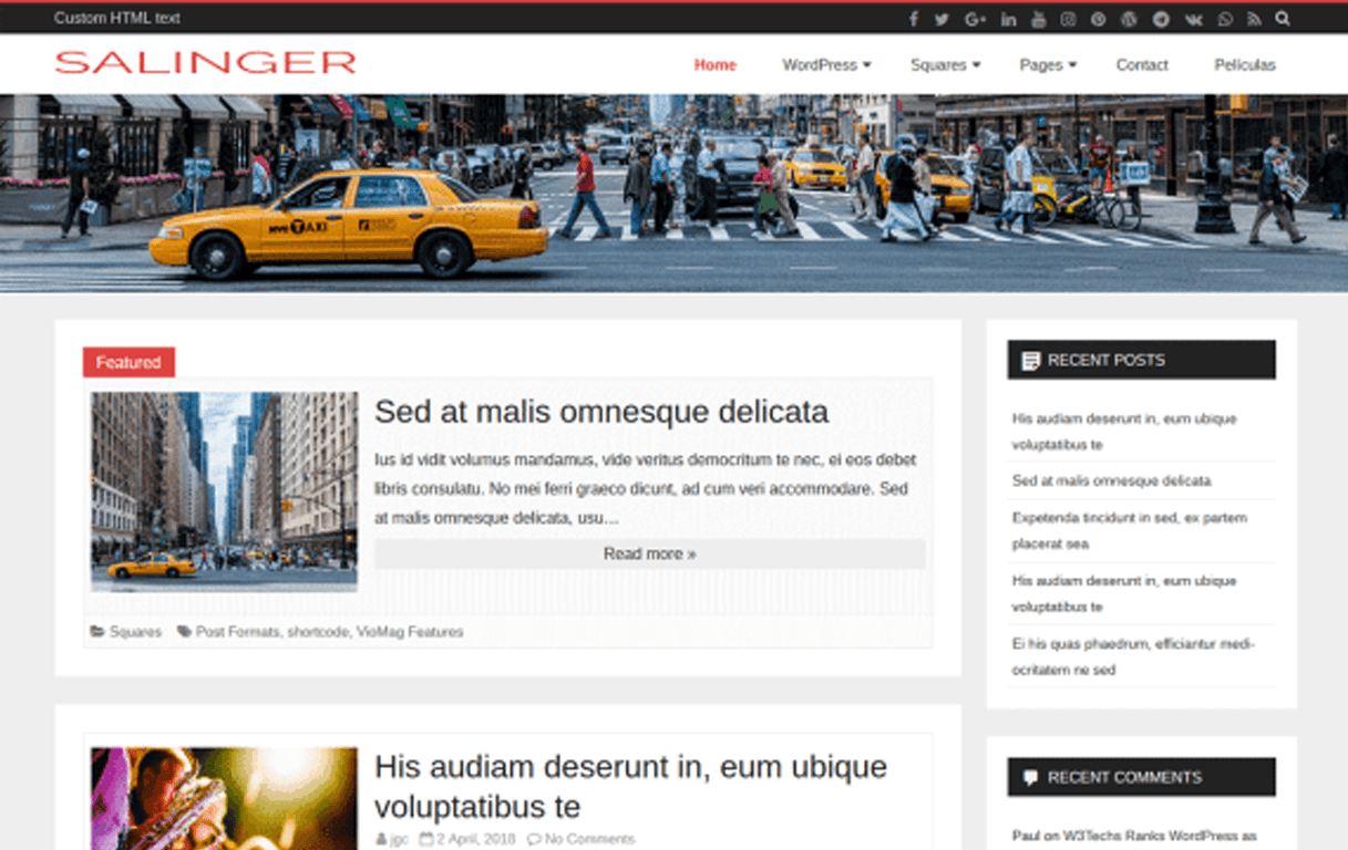 It's effortless to modify a wordpress theme for a b2b website . Download Free Salinger Wordpress Theme Galussothemes