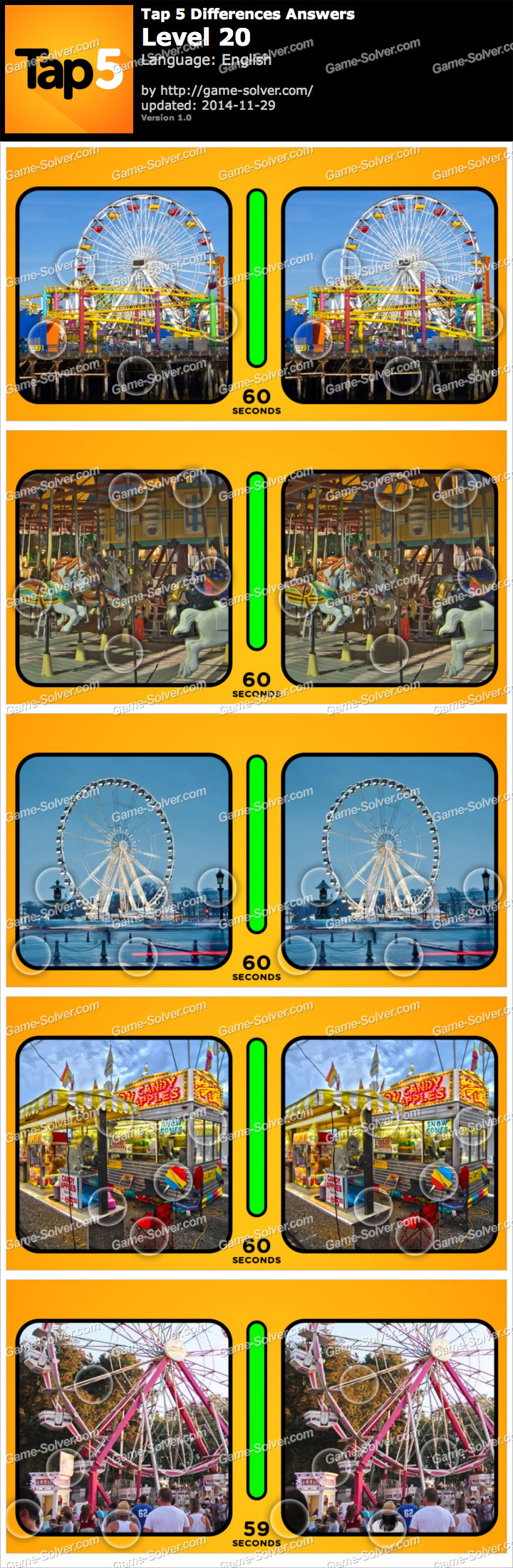 Download 5 differences online and enjoy it on your iphone, ipad, and ipod touch. Tap 5 Differences Level 20 Game Solver