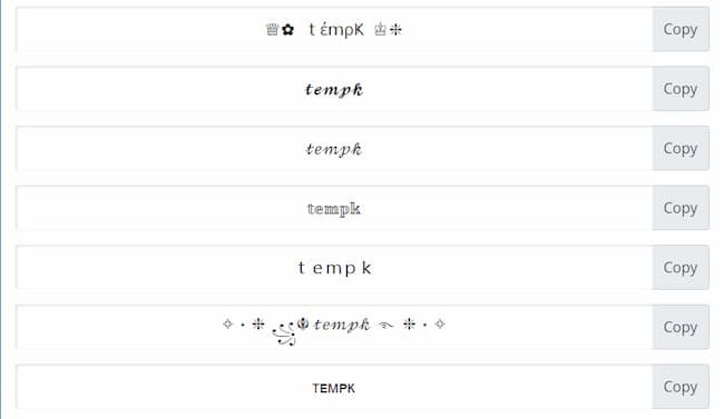 This cute display name generator is designed to produce creative usernames and will help you find new unique nickname suggestions. Cara Membuat Nickname Ff Keren Dengan 5 Situs Font Online Free Fire