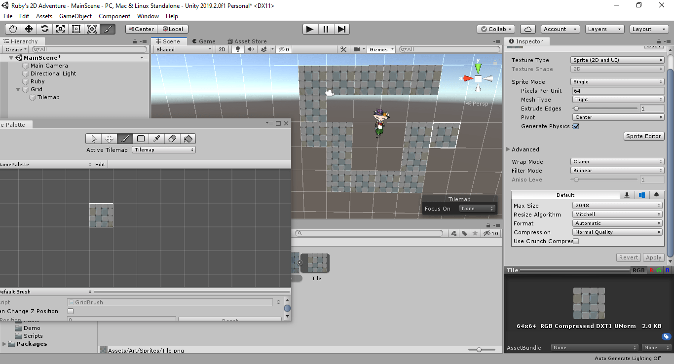 2D Game Development World Design Tilemaps Skill Tree