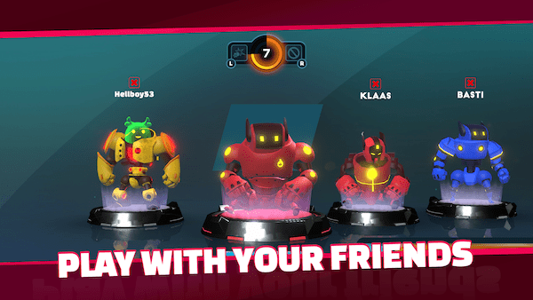 Bomb Bots Arena play with friend