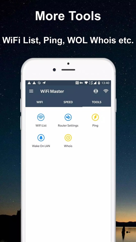 Access more Wifi analysis tools in WiFi Router Master & Analyzer MOD APK