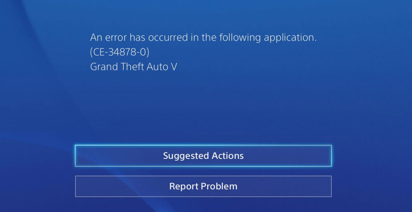 28/03/2020 · are you having problems with your ps4 getting an error code ce 34878 0??? Error CE-34878-0: Fix This on Your PS4 and Get Back on the