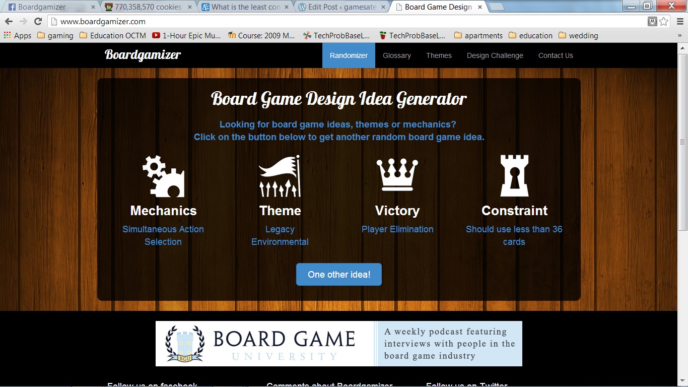 Open source and freeware tools. Board Game Design Challenge 2 Gamesateach