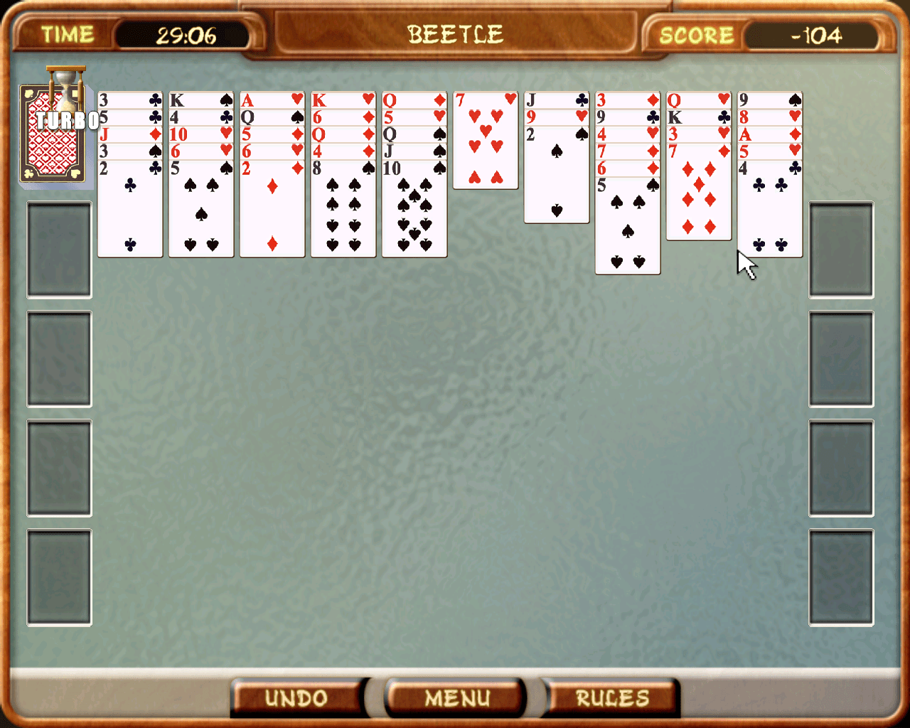 spider solitaire 3