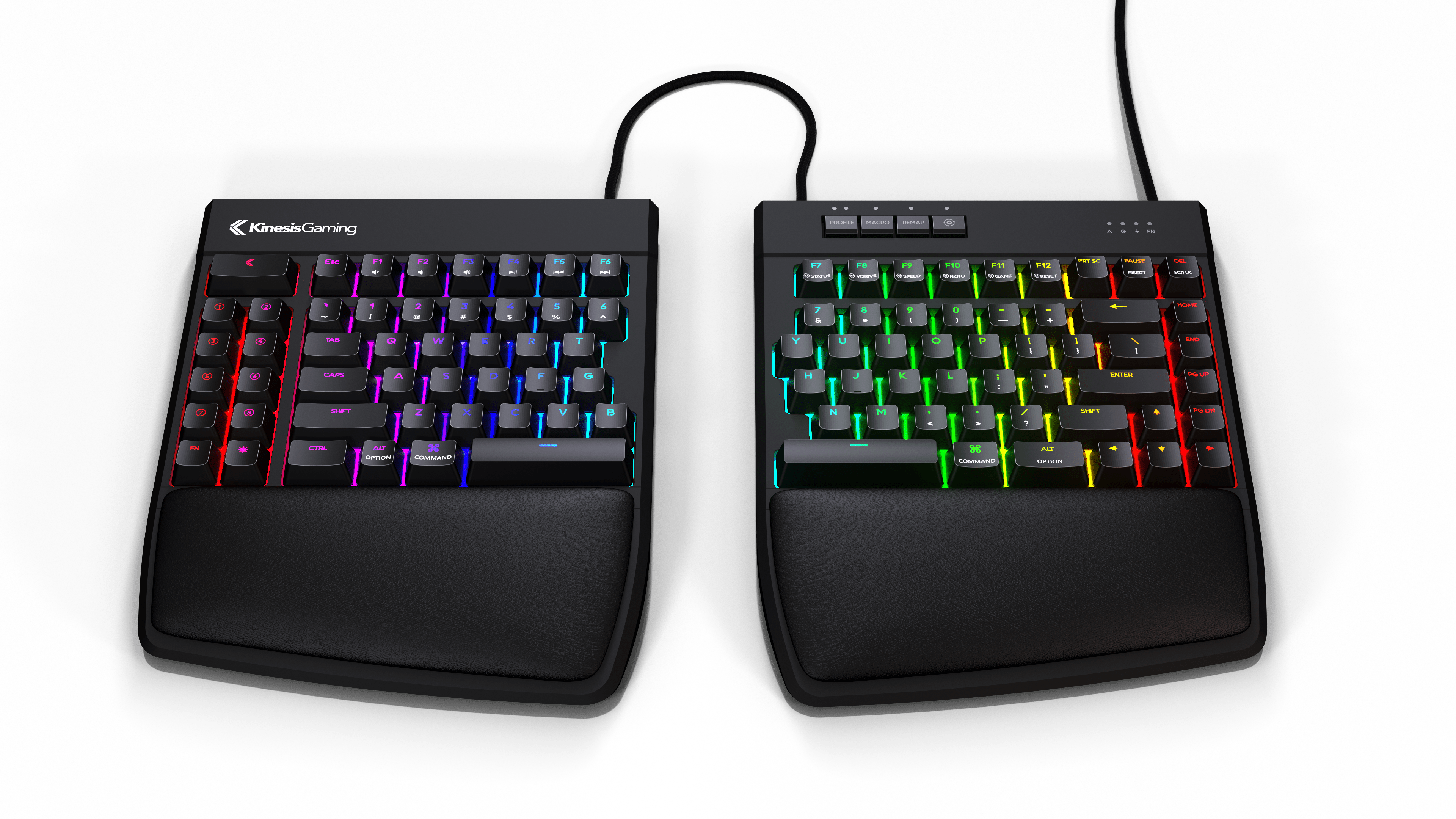 (see screenshots below) the keyboard layout button will show an abbreviation on it for the current keyboard layout language. Mac Keycaps â Kinesis Gaming