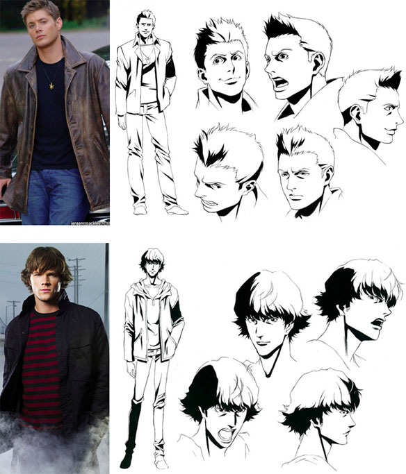 Some, however, are entirely original creations. Supernatural The Animation At A Glance Gar Gar Stegosaurus