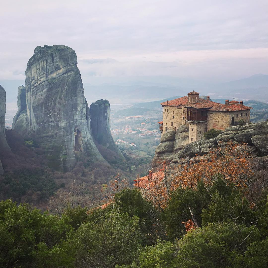 Reaching meteora by train from athens involves a slow regional train. The Monasteries In The Sky Of Meteora Greece Gate 1 Travel Blog