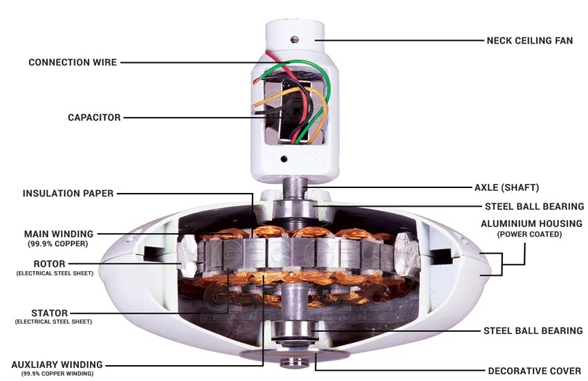 With so many variables and options, what should you consider when choosing a ceiling fan? How Does a Ceiling Fan Work: Working Principle Explained