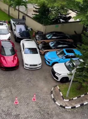 Afolabi 'KC Luxury' Kazeem's fleet of exotic cars
