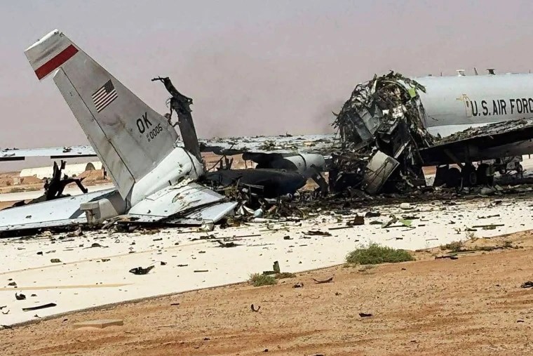 U.S. plane damaged by Iran