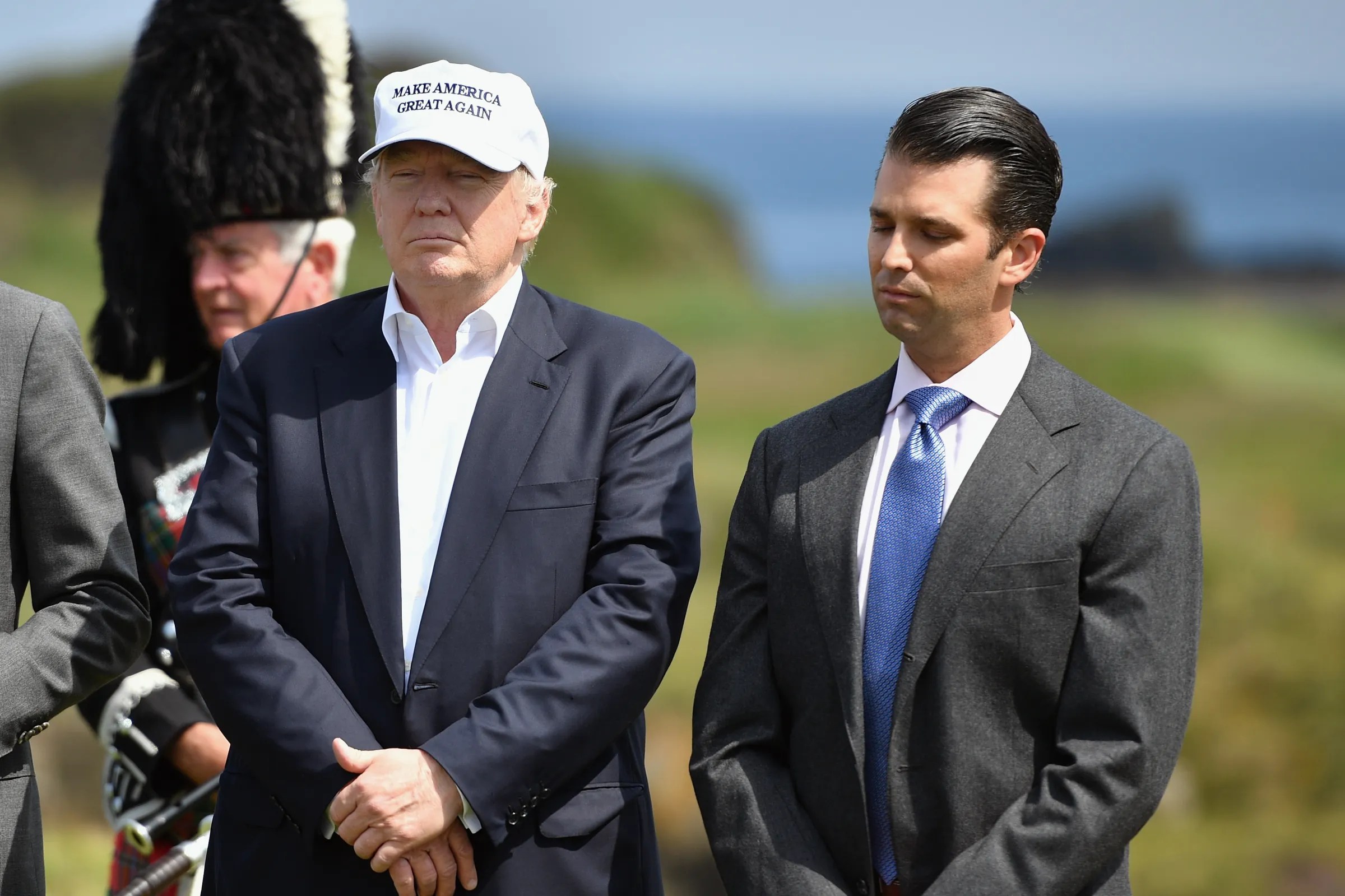 Donald Trump and Donald Trump Jr.
