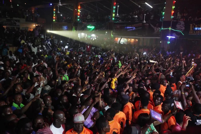 Nigerians having fun during Xmas