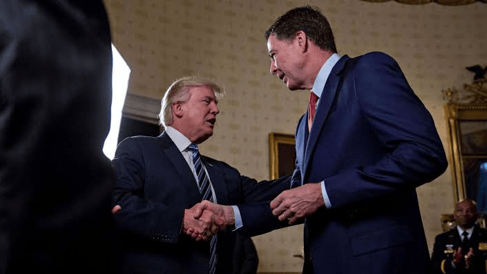 Donald Trump and James Comey
