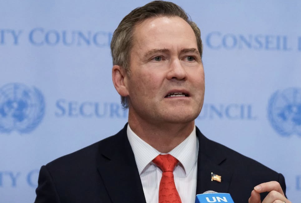 Waltz addressing conference