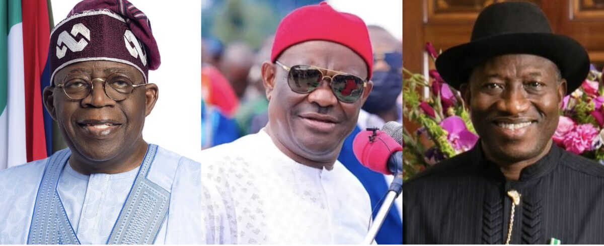 Goodluck, Wike and Tinubu
