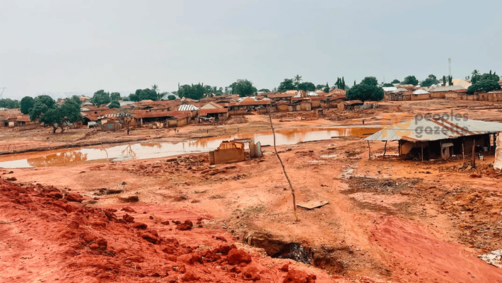 Flooded Niger community.