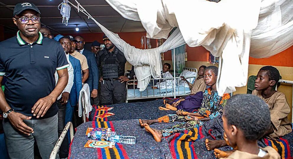 Makinde at the hospital