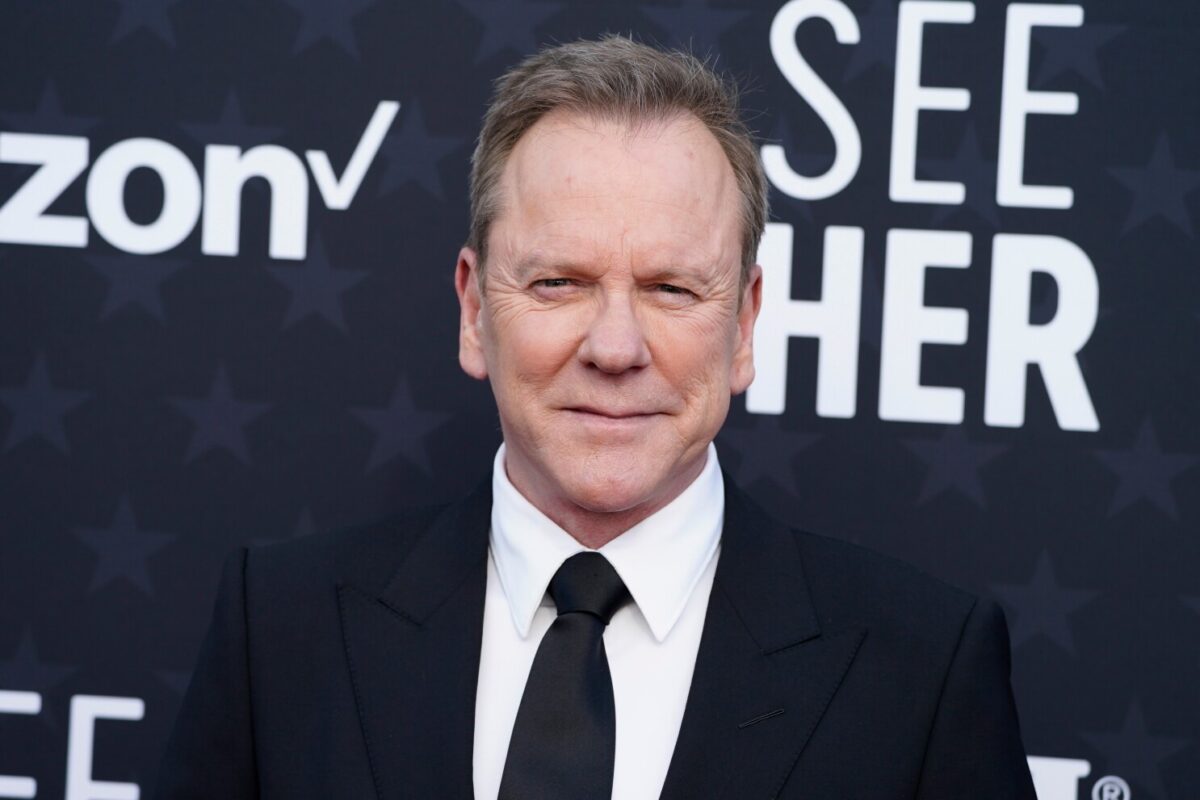 Hollywood actor Kiefer Sutherland