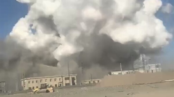 Factory explosion