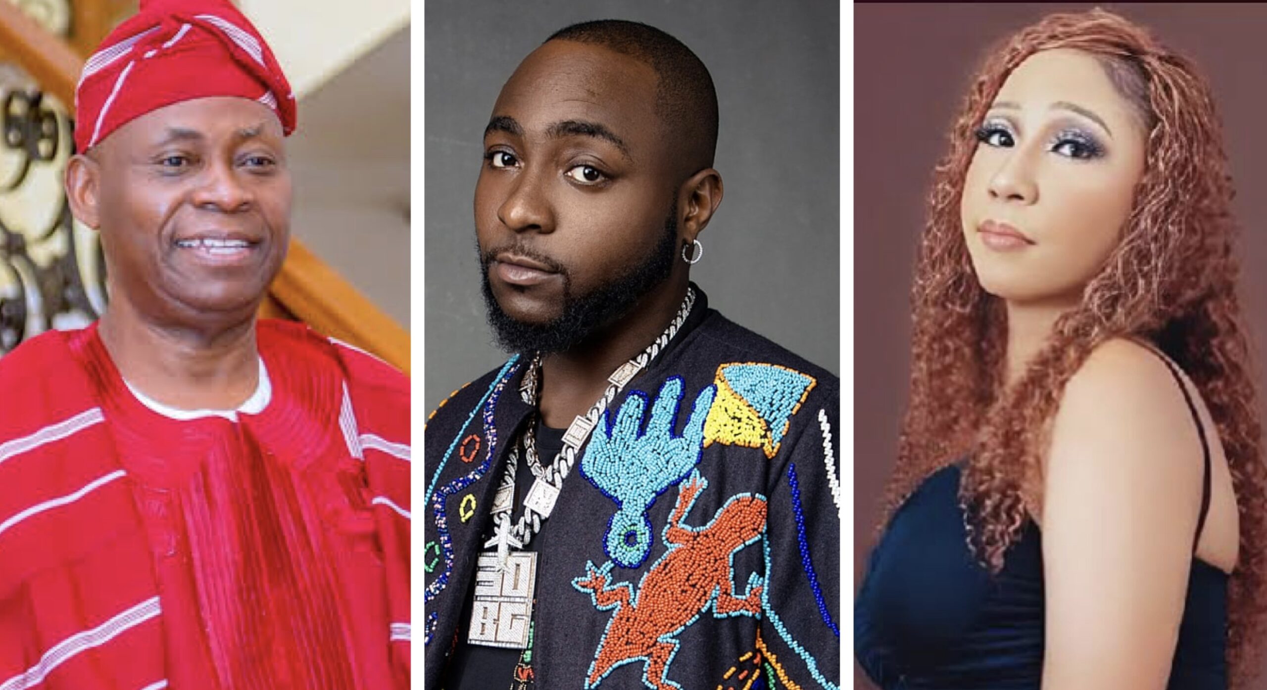 Deji Adeleke, Davido and Ayo Labinjoh