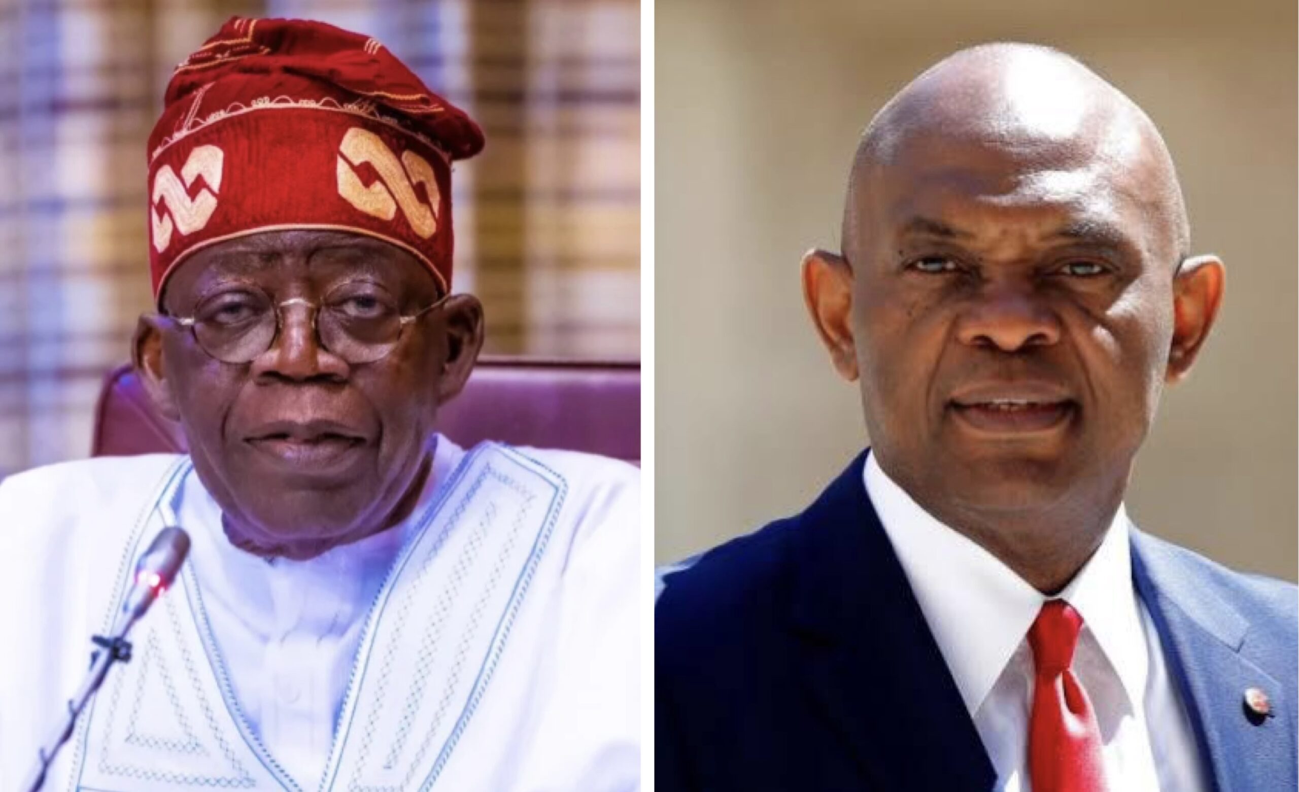 President Bola Tinubu and Tony Elumelu
