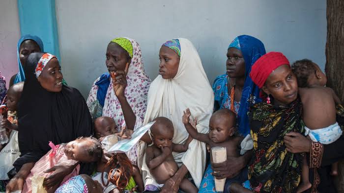 Women with babies in Sokoto hospital