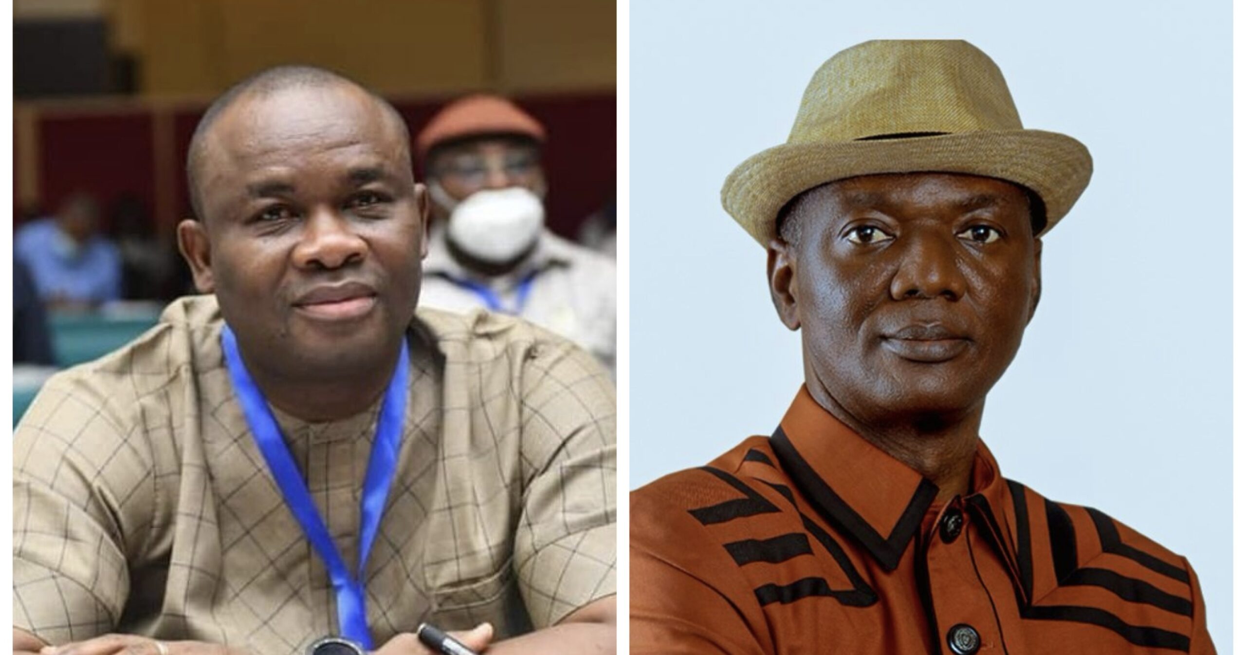 Peter Akpe and Lawrence Ewhrudjakpo