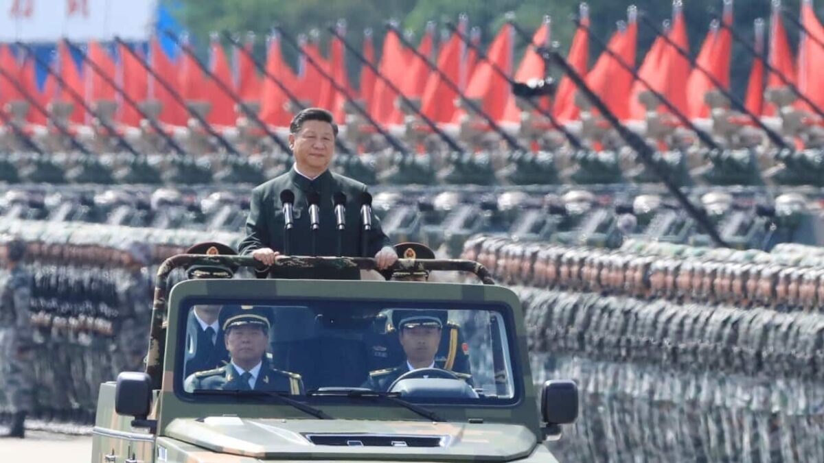Xi at military parade