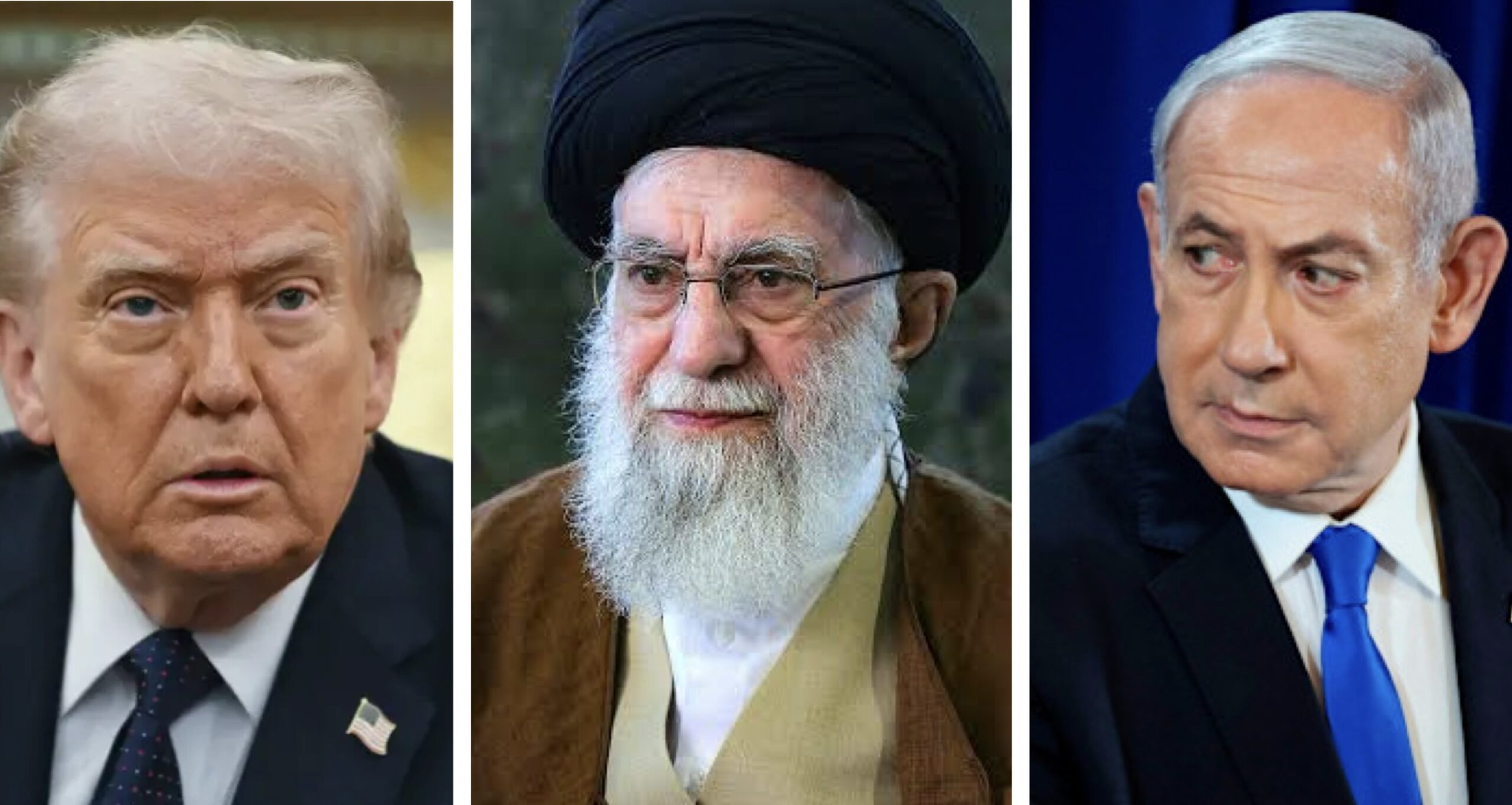Trump, Khamenei, Netanyahu