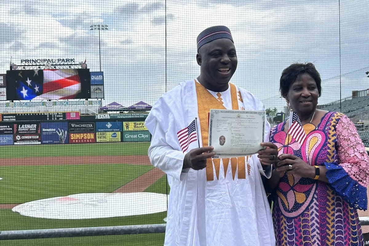 America-based Nigerian professor, Sunday Goshit and his wife, Regina
