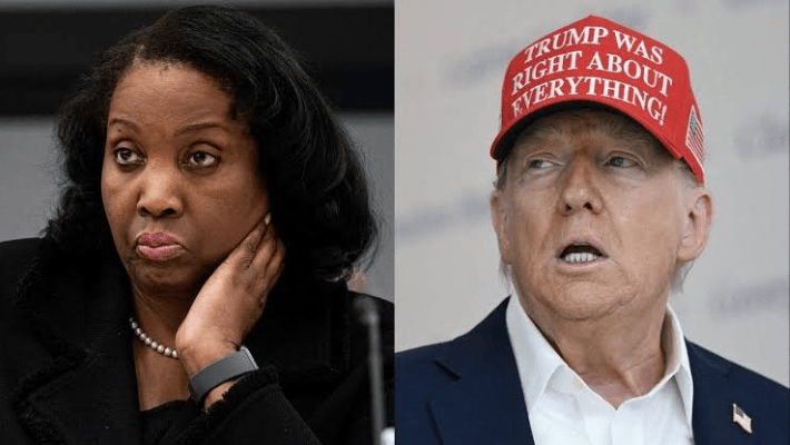 Lisa cook and Donald Trump