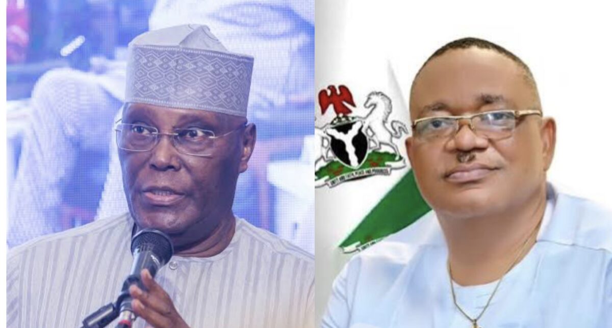 Atiku Abubakar and Ifeanyi Uzokwe