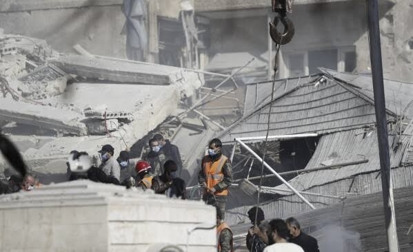Air strike on Damascus