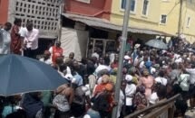 APC members at the Lagos State House of Assembly Primary Election in Ward G2 Alaka Housing Estate, Surulere Constituency I