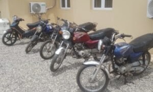 recovered motorcycle