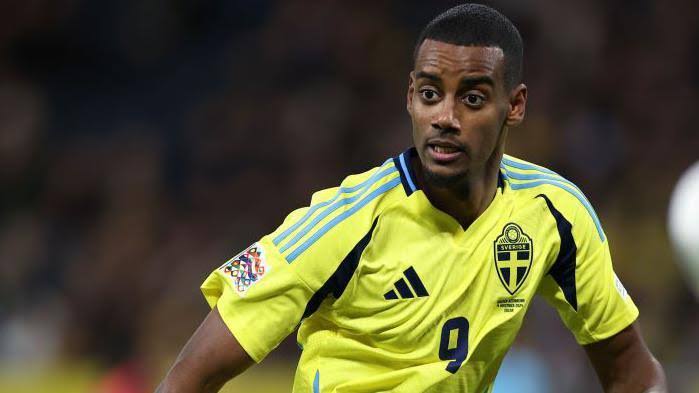 Sweden striker Alexander Isak
