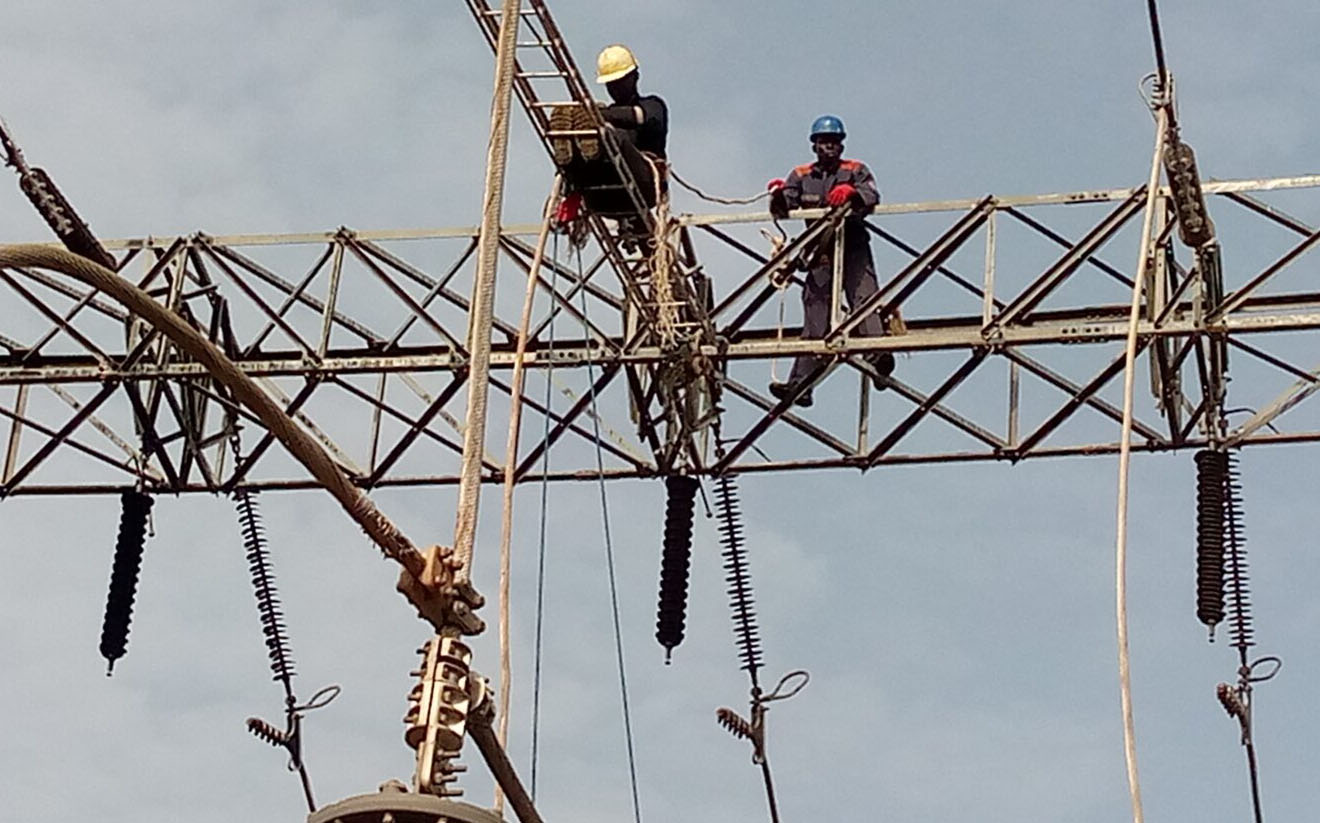 Vandalised TCN towers
