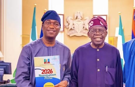 President Bola Tinubu With Hamzat