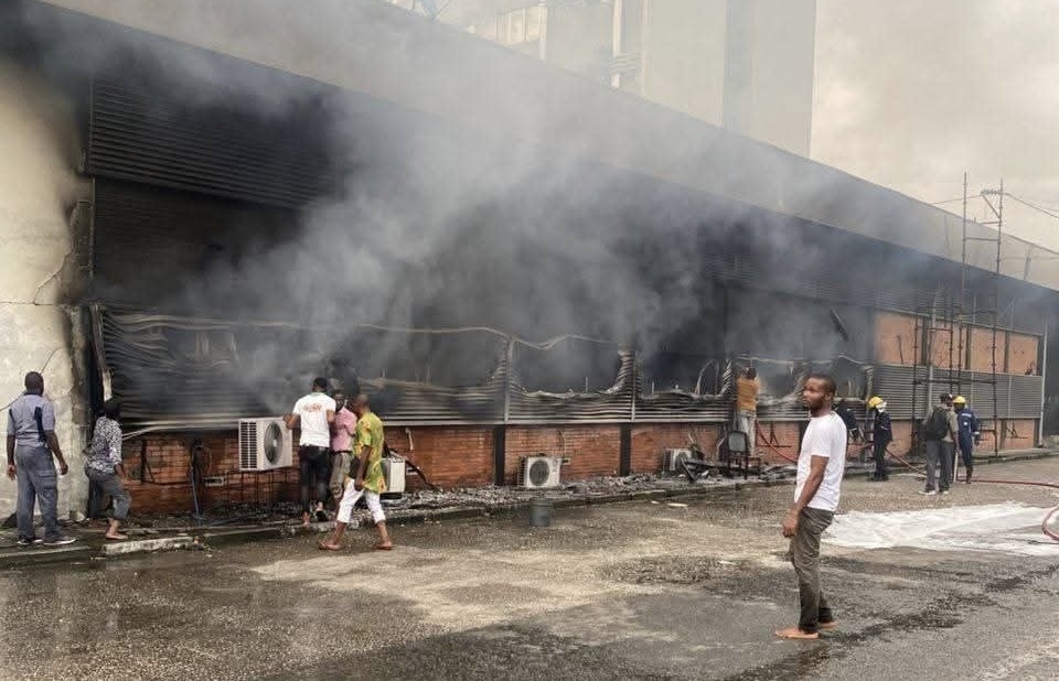 Secretariat on fire