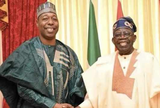 Tinubu with Zulum