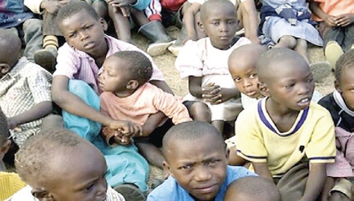 Poor Nigerian children