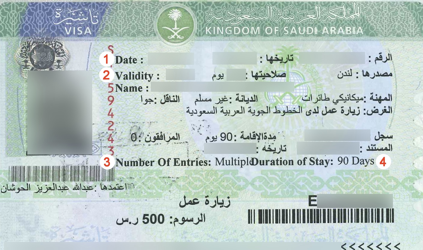 Saudi Arabia work visas