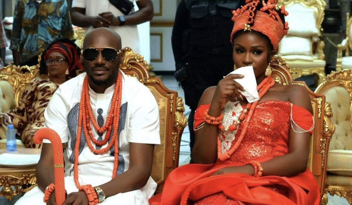 Tuface and his wife, Natasha Osawaru