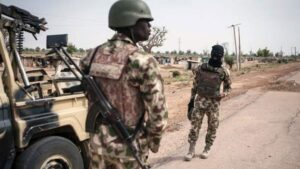 Armed soldiers in Adamawa