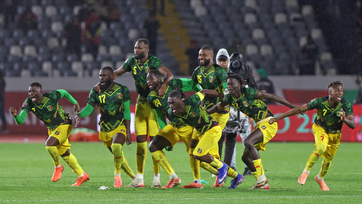 Mali players after the match