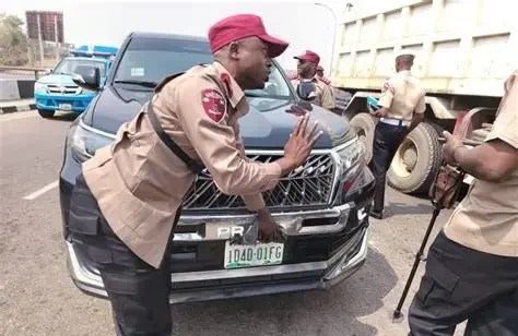 FRSC impounding auto in Abuja