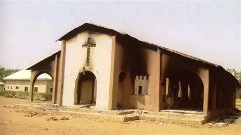 Burnt Catholic Church